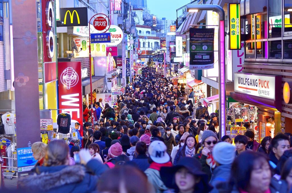 tokyo, harajuku, japan, japanese, crowd, shrine, people, city, road, jingu, street, humanities, tourists, urban, fashion, sign, neon, lights, evening, photographer, backpack, harajuku, harajuku, harajuku, harajuku, harajuku